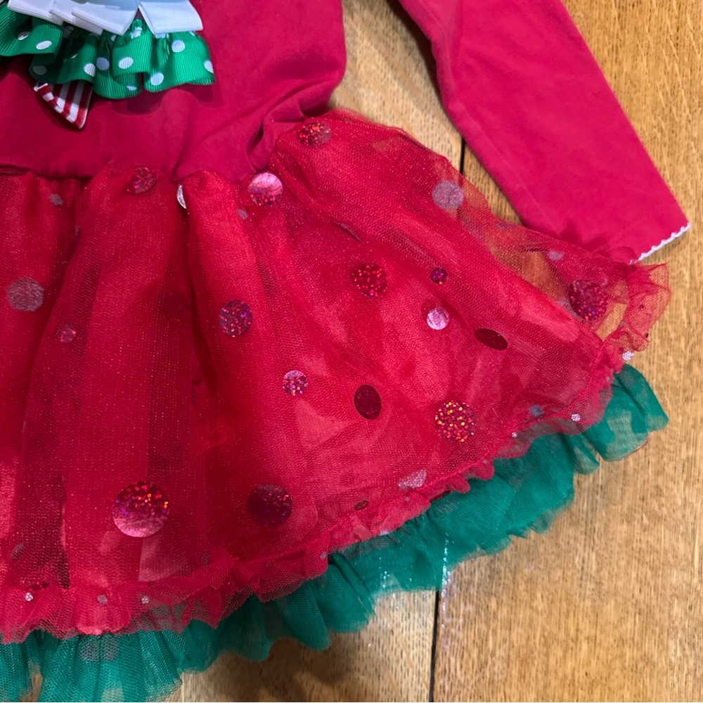 Charming Holiday Kids Costume in Red and Green